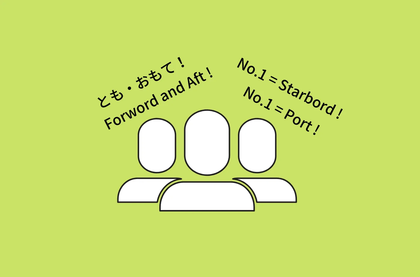 右舷と左舷、ともとおもて、どちらが優先？